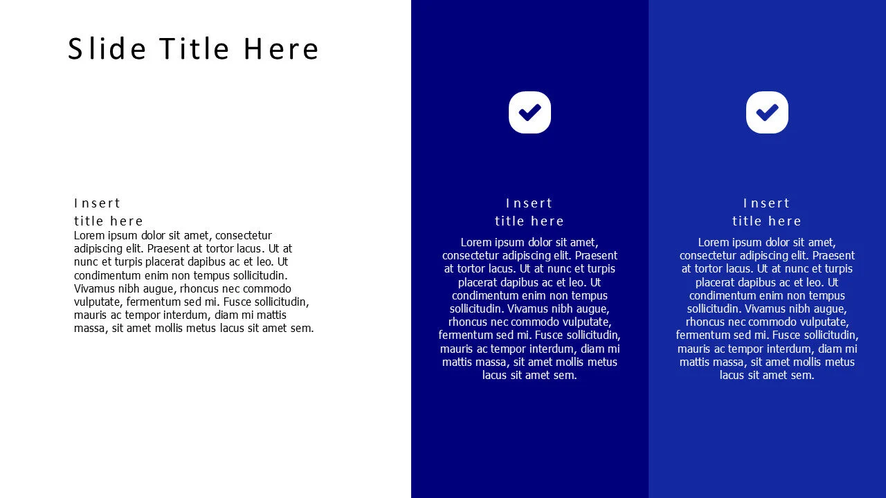 2 points comparison slide infographic