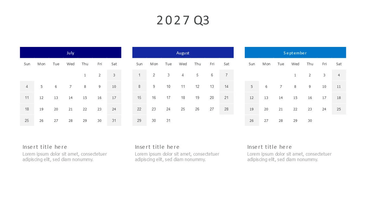 20247 Q3 Calendar