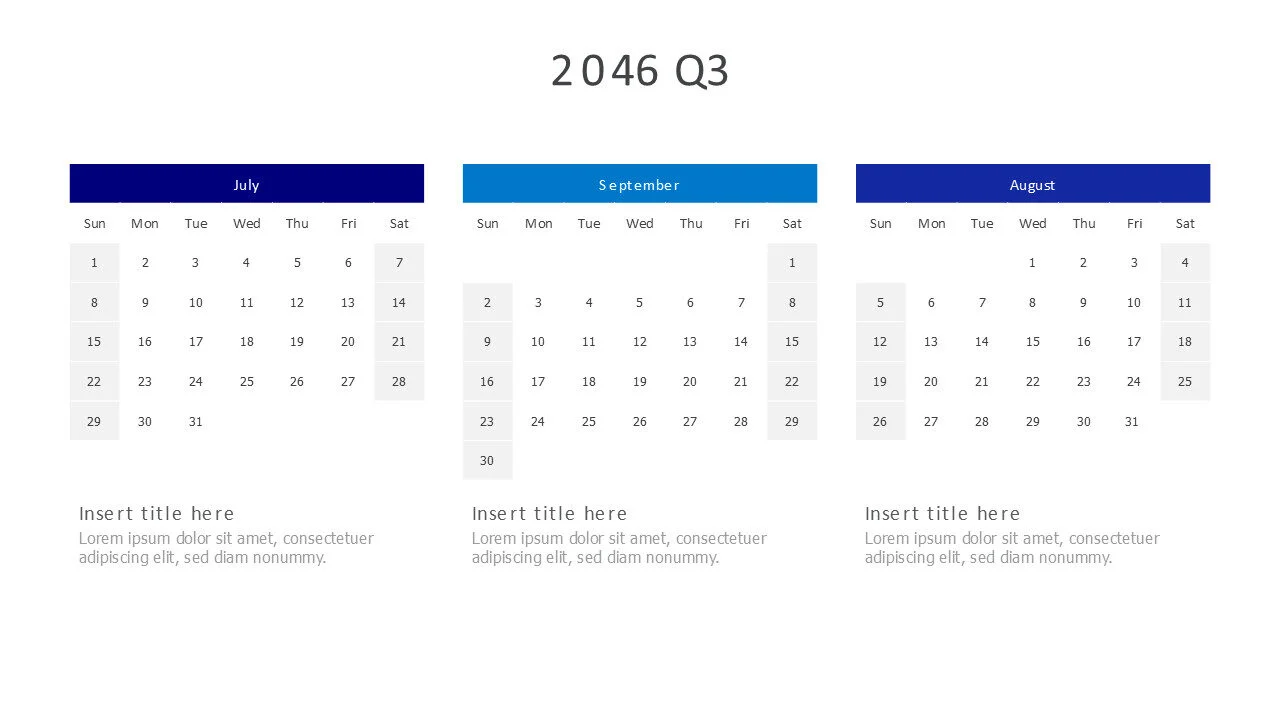2046 Q3 Calendar