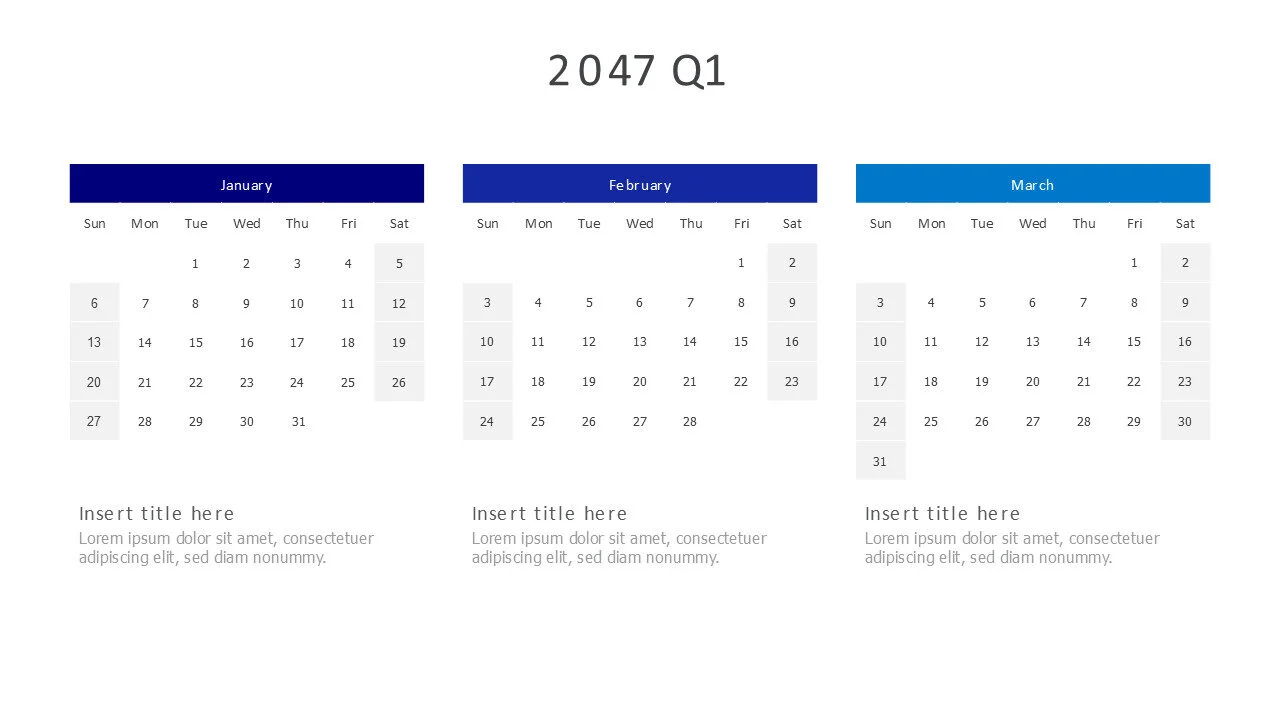 2047 Q1 Calendar