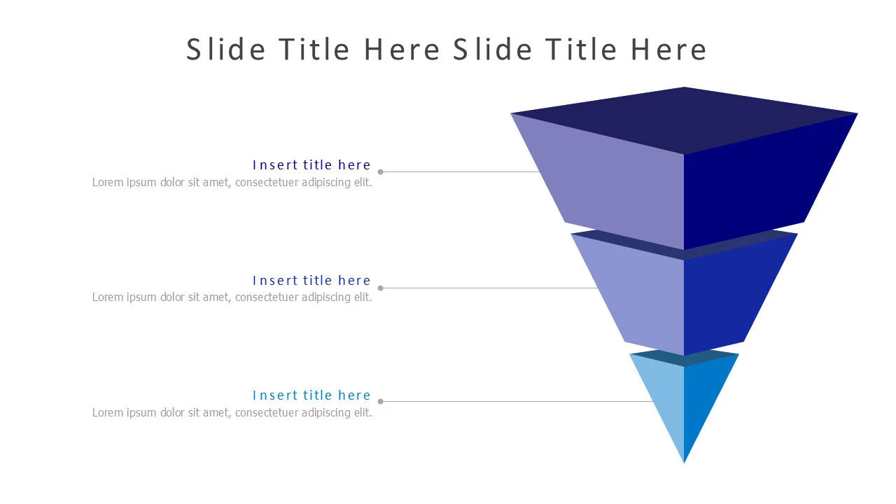 3 levels 3d funnel 102