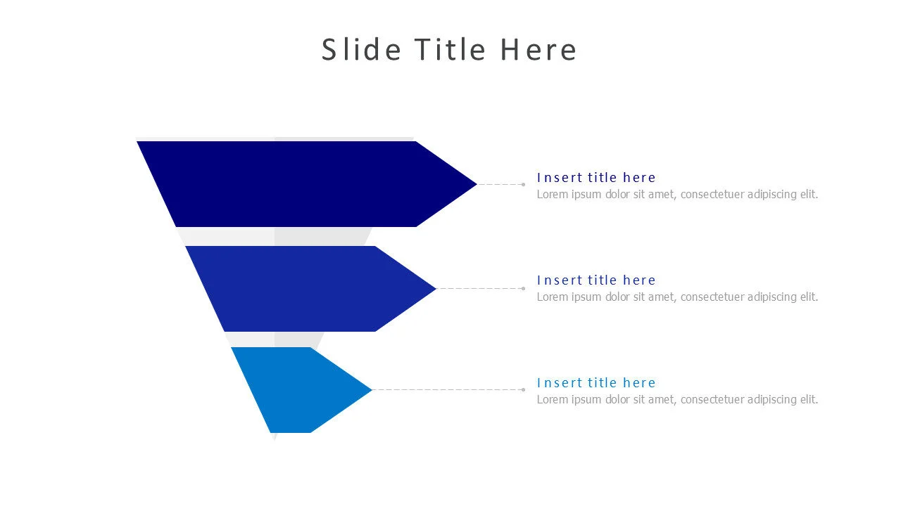 3 levels arrows funnel 90