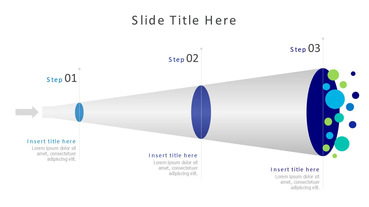 3 levels horizontal funnel 48