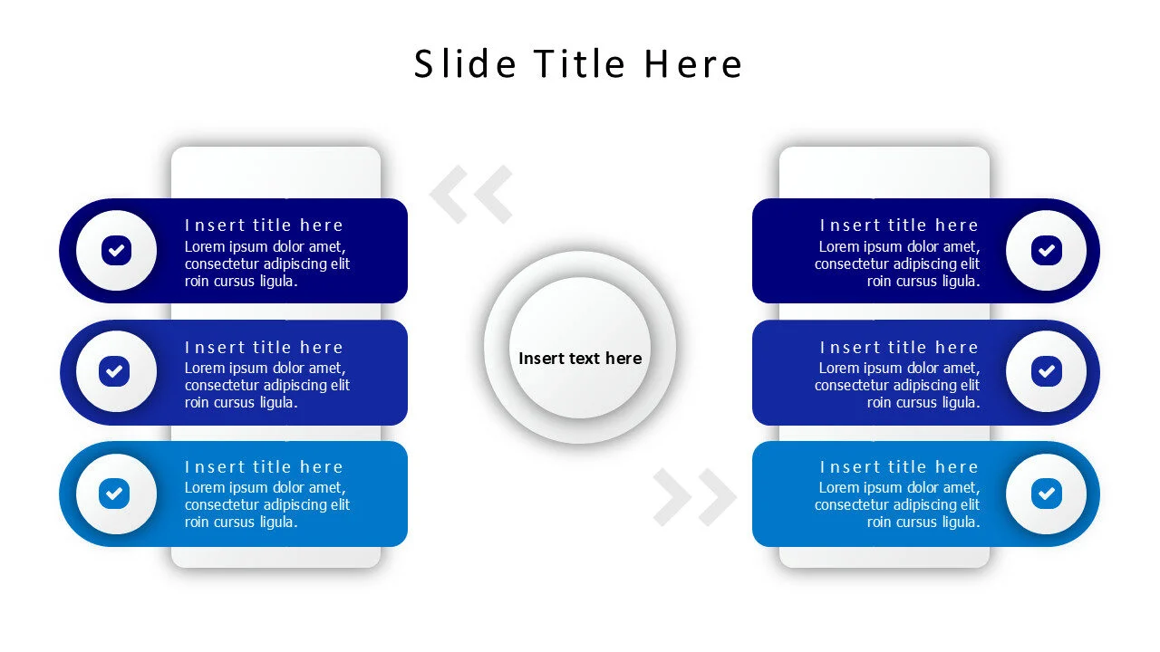 3 points comparison infographic