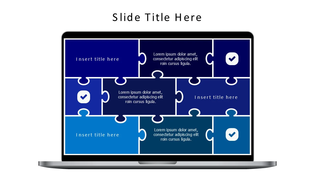 3 points laptop infographic