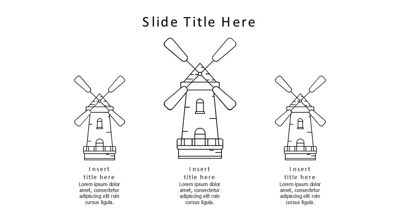 3 points outline mills infographic