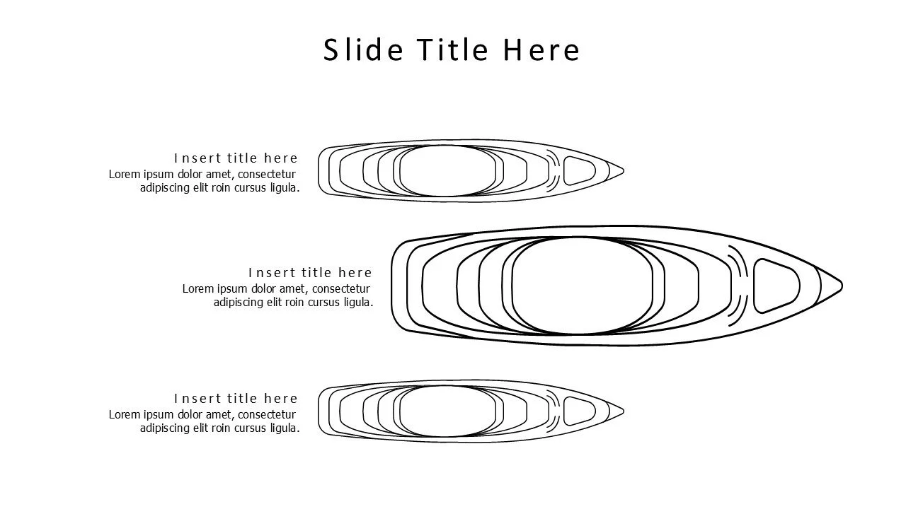 3 points outline yachts infographic