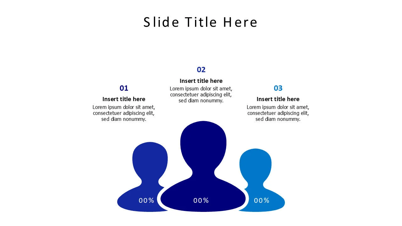 3 points people infographic
