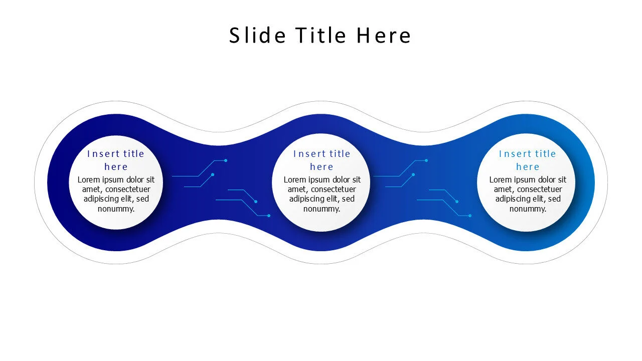 3 points technology template