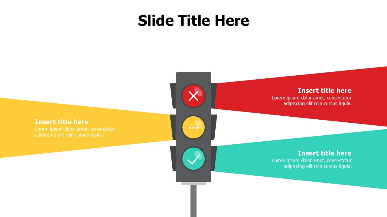 3 points traffic light infographic 02