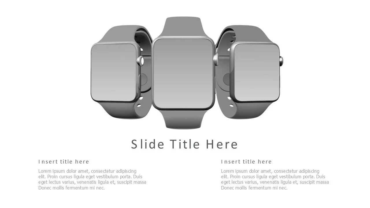 3 smartwatch images mockups