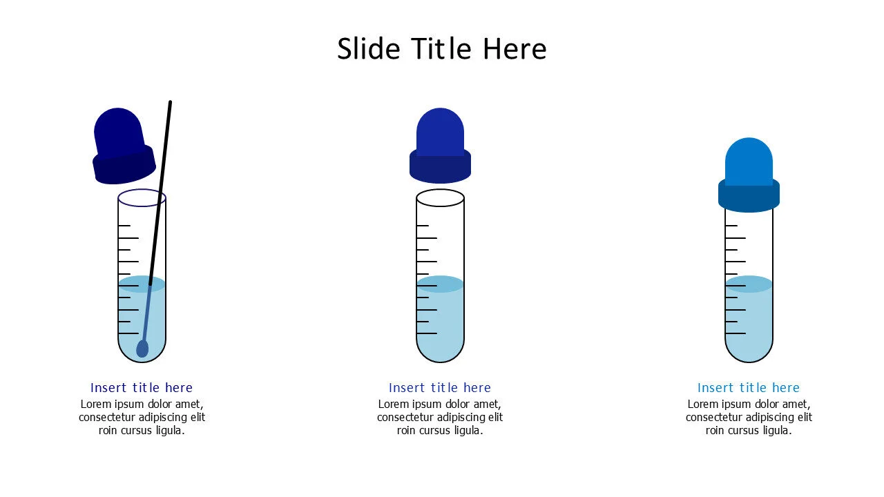 3 steps medical swab infographic