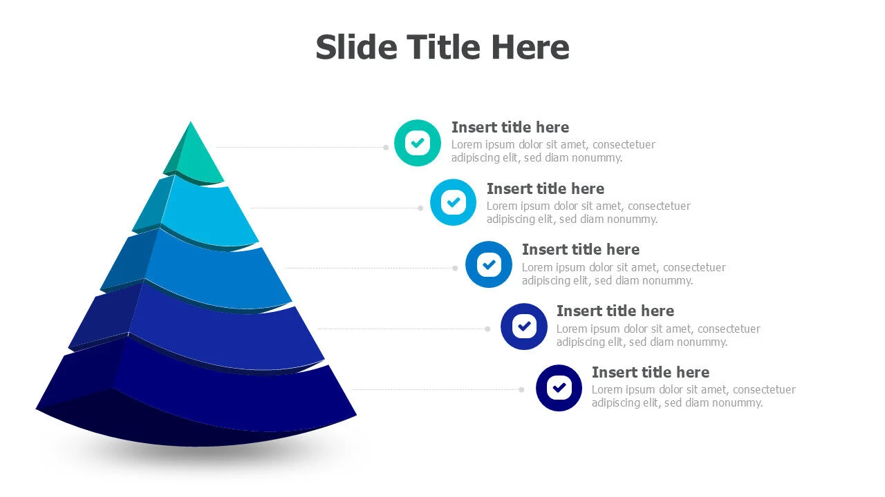 3D 5 points pyramid 5