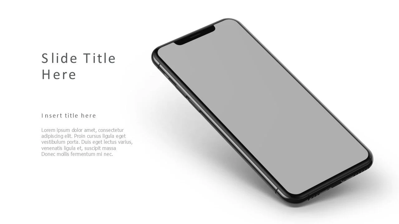 3d iphone mobile mockup