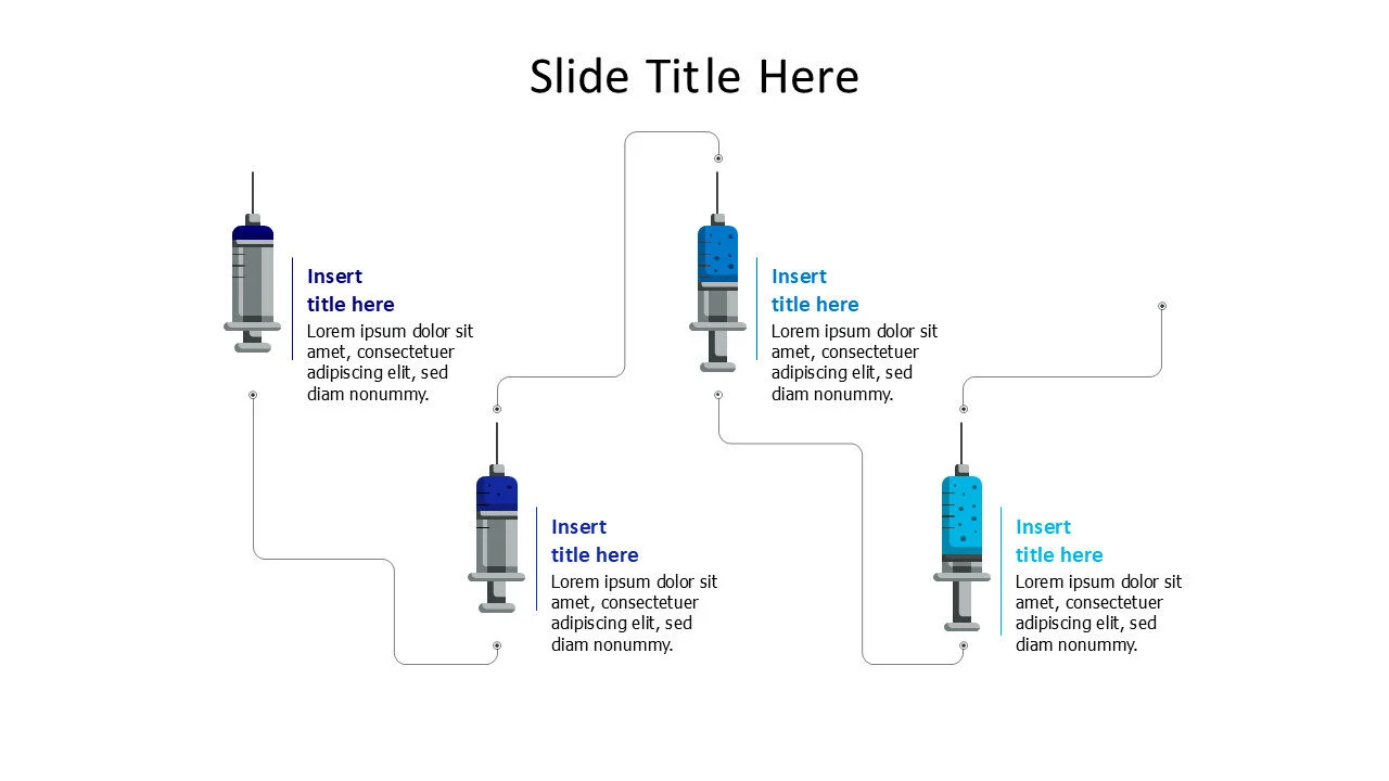 4 injections with different fillings infographic
