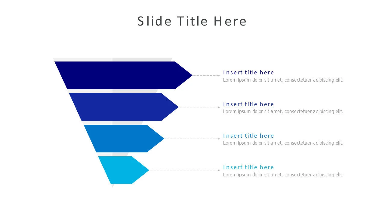 4 levels arrows funnel 91