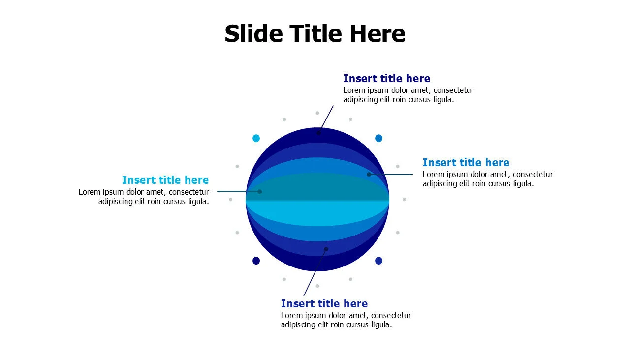 4 overlayed colored circles infographic