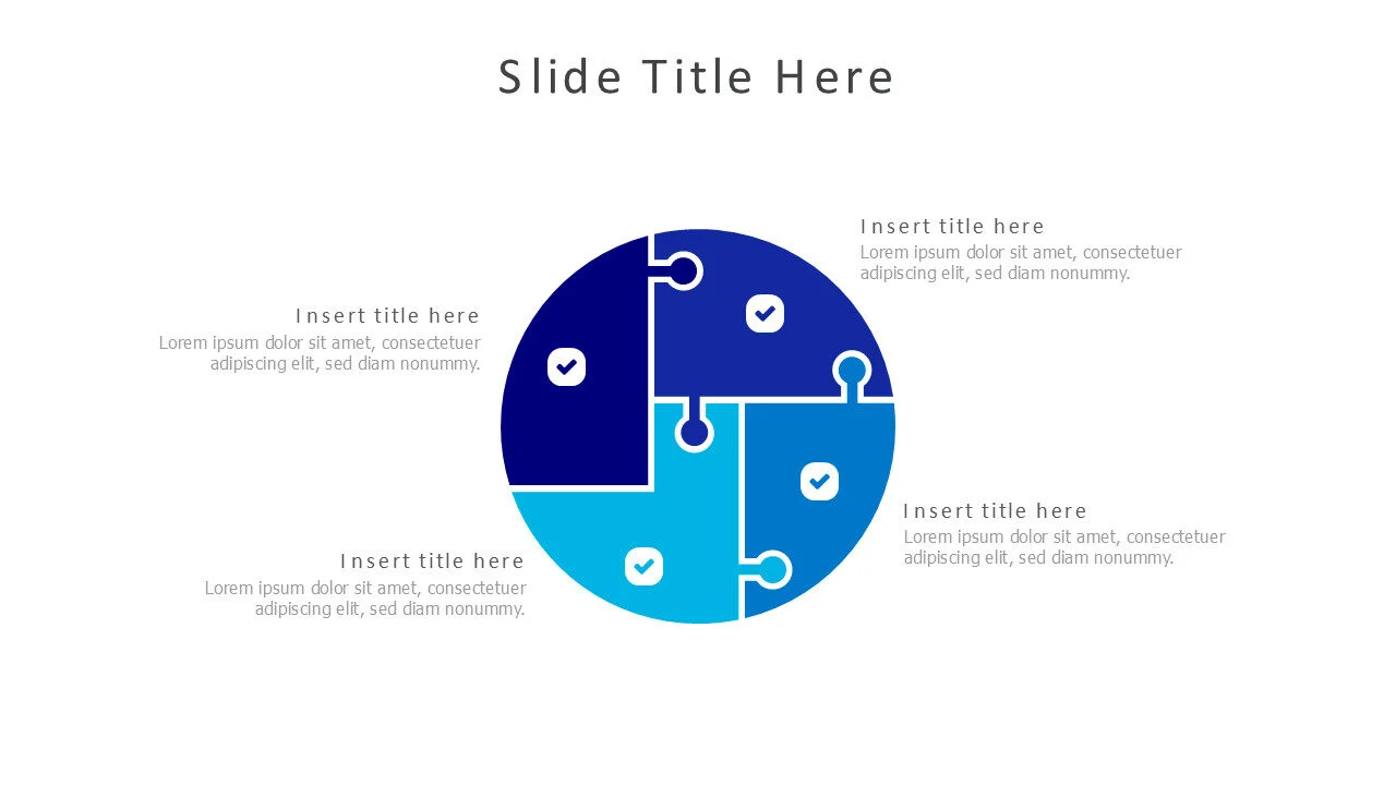 4 pieces round puzzles 55