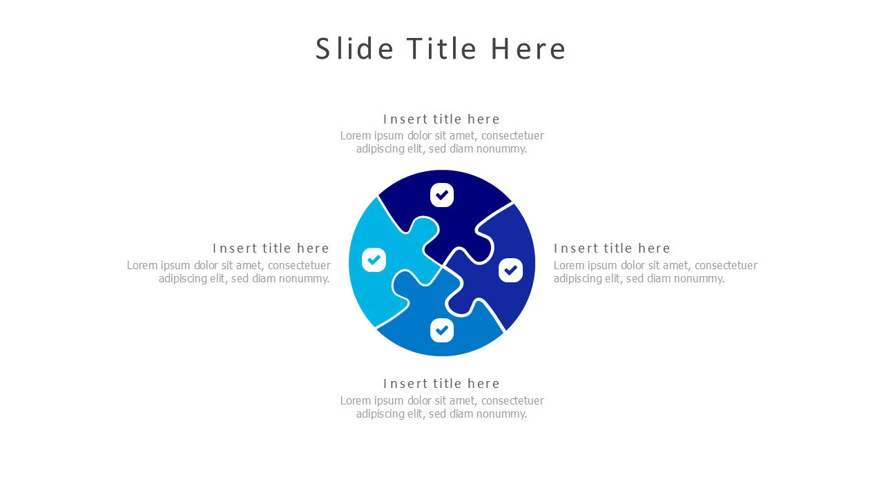 4 pieces round puzzles 57