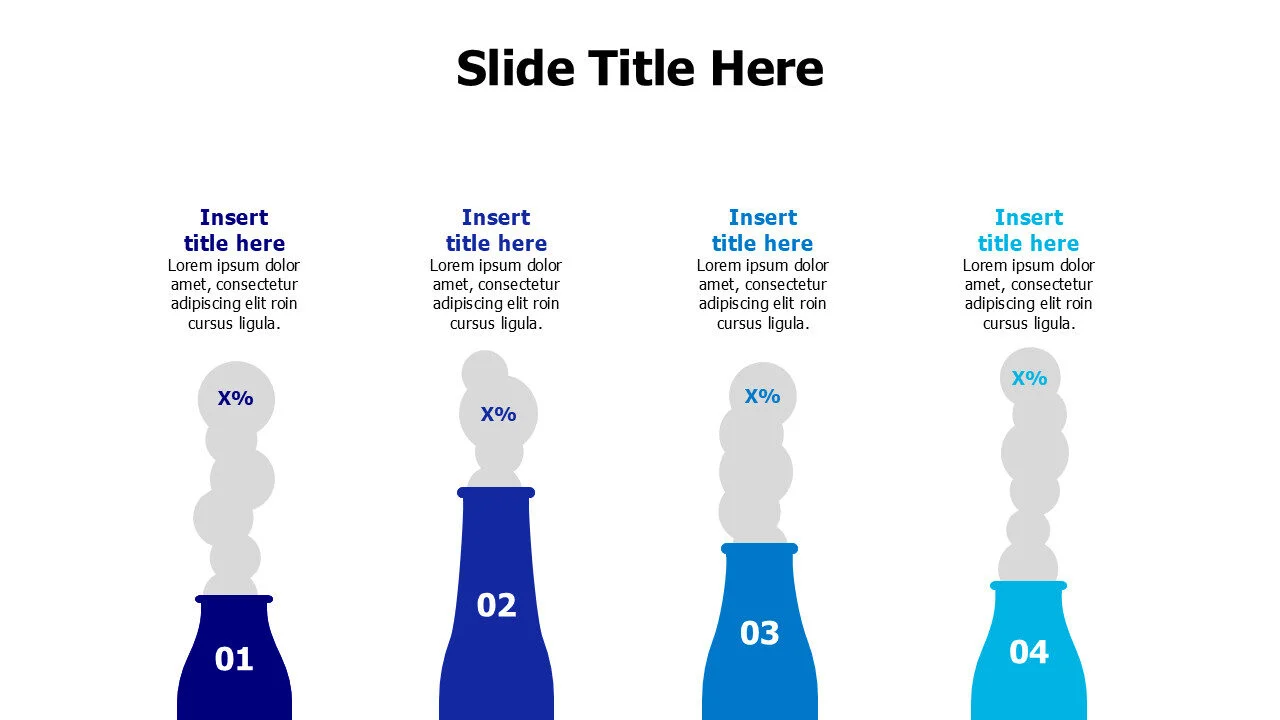 4 points Factory smoke infographic