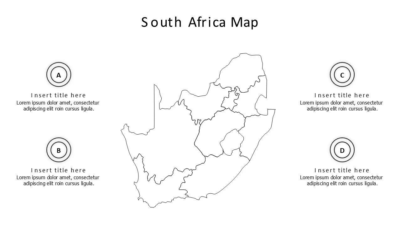 4 points South Africa infographic