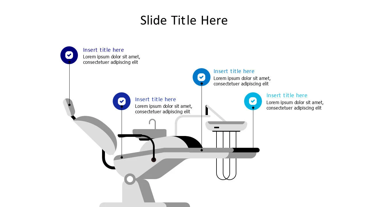 4 points dentistry infographic
