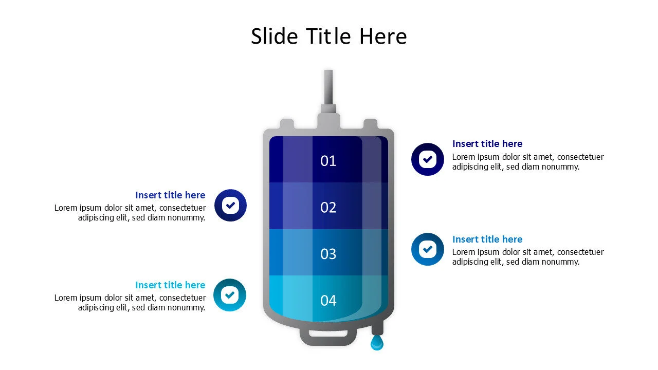 4 points from a medical brine infographic