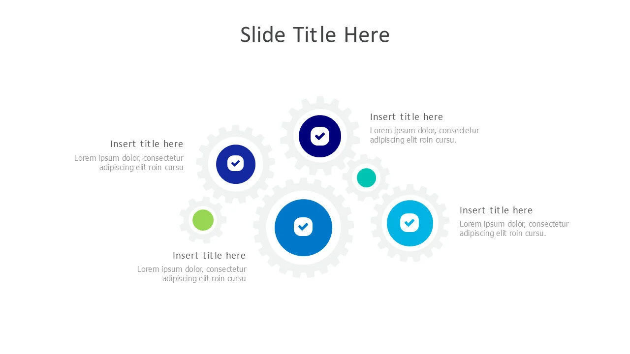 4 points gears infographic 12