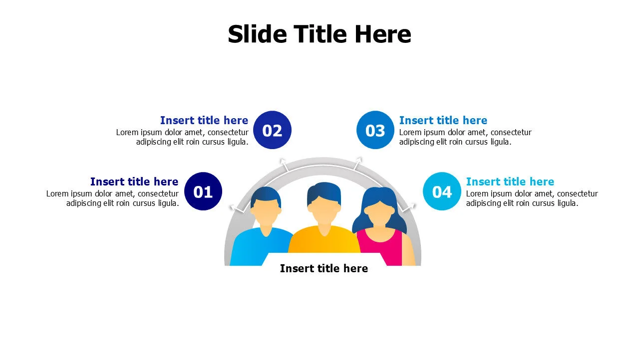 4 points meeting people infographic