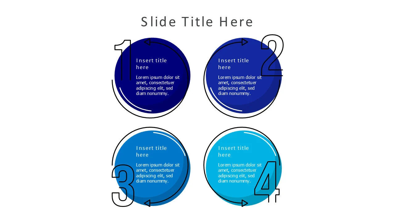 4 points numbering 16