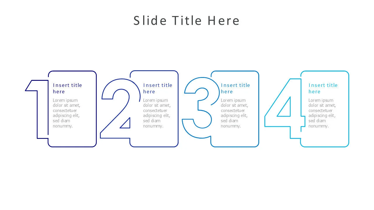 4 points numbering 4