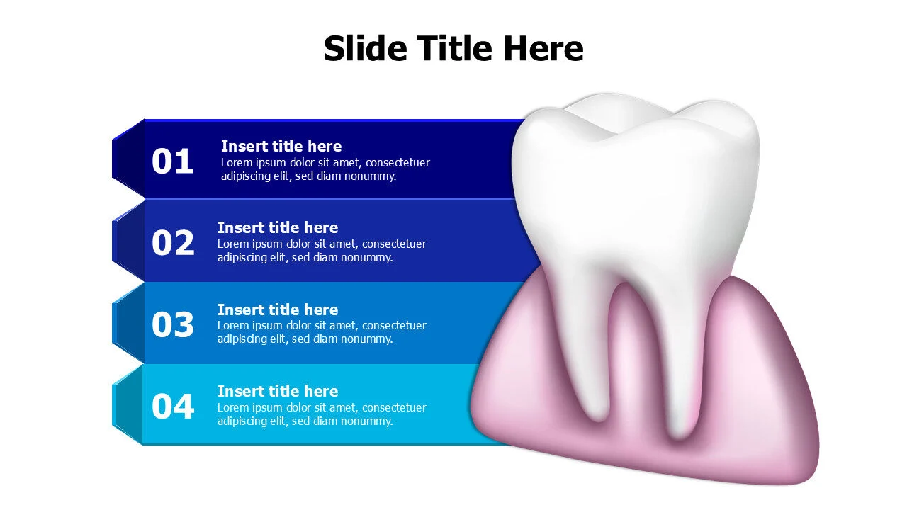 4 points on 3D tooth