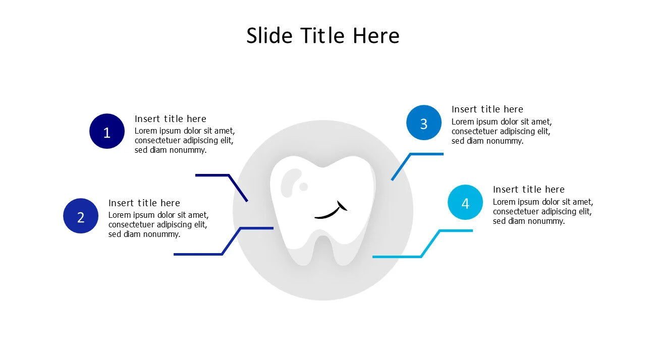4 points on smiley tooth infographic