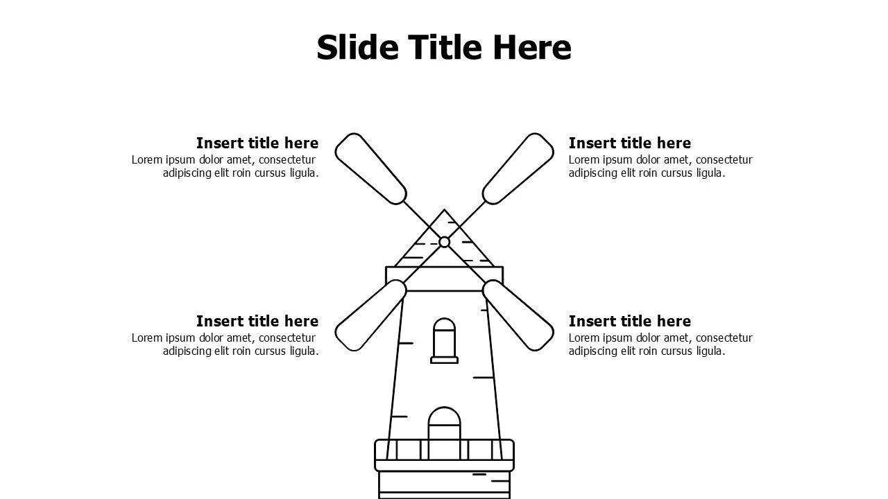 4 points outline mill infographic