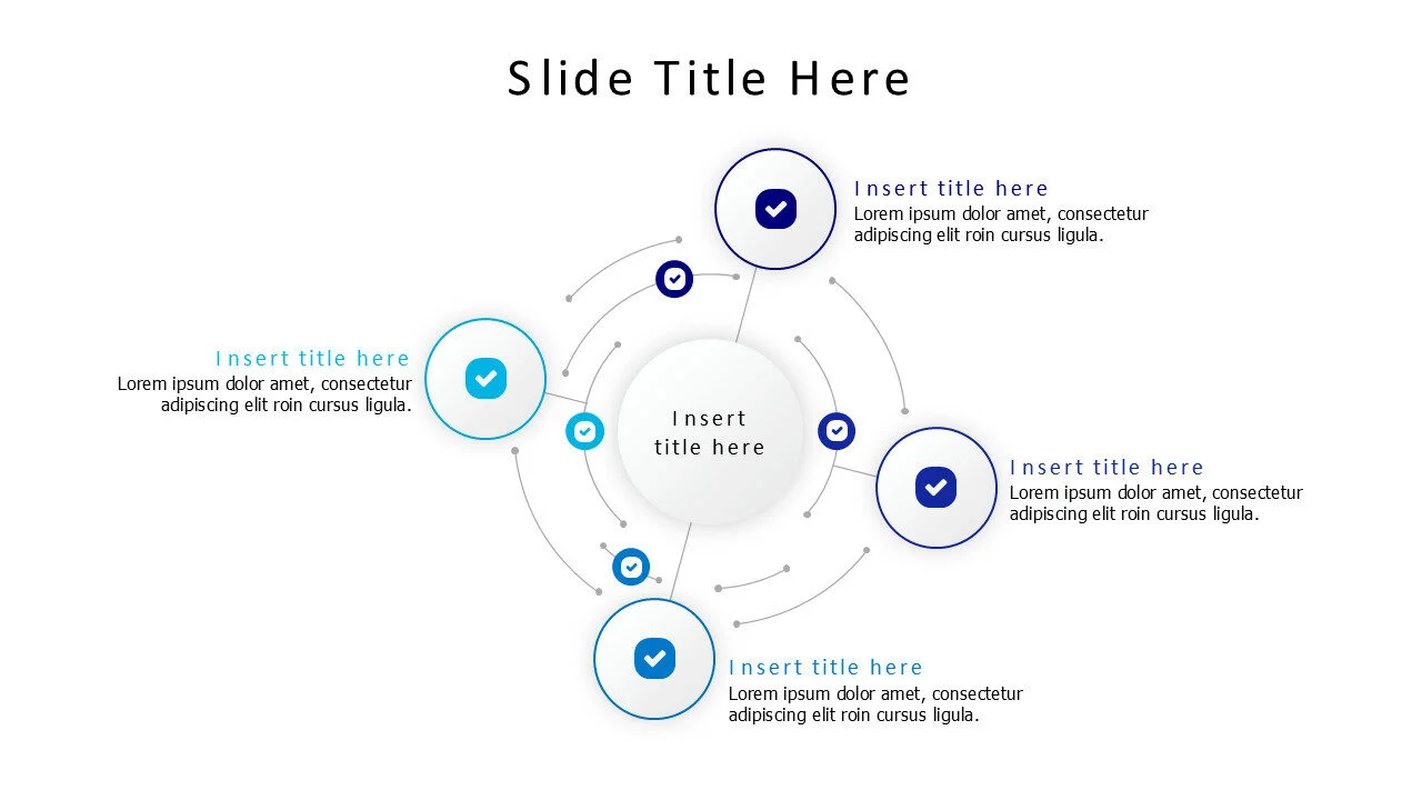 4 points rounding minimal bcranching infographic