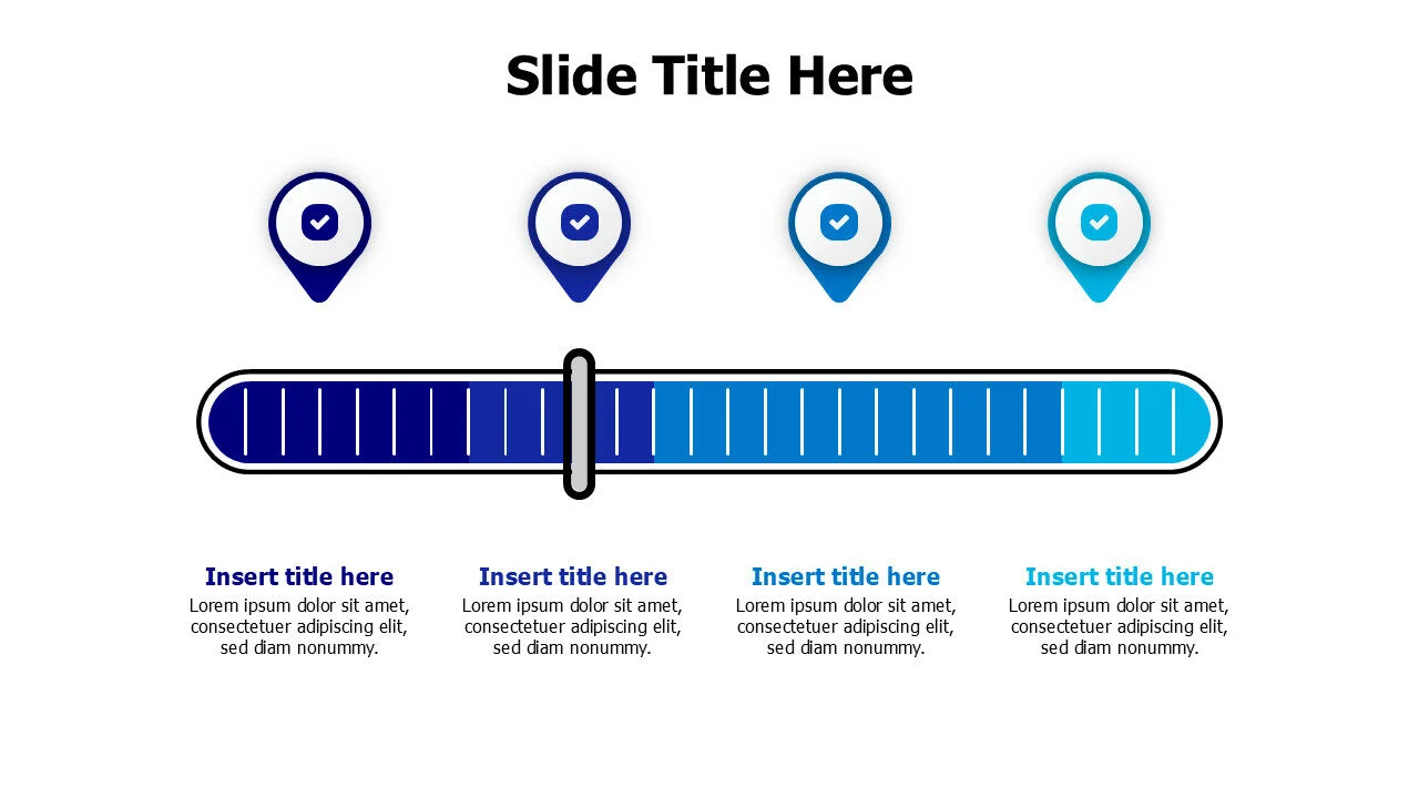 4 points tracking ruler infographic