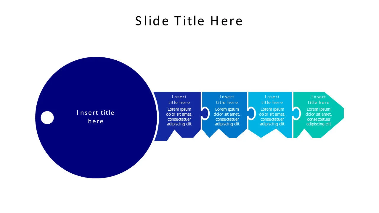 4 puzzles key infographic