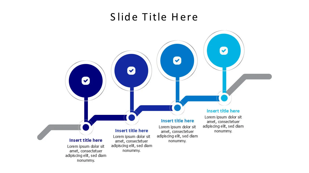 4 signs with stairs infographic