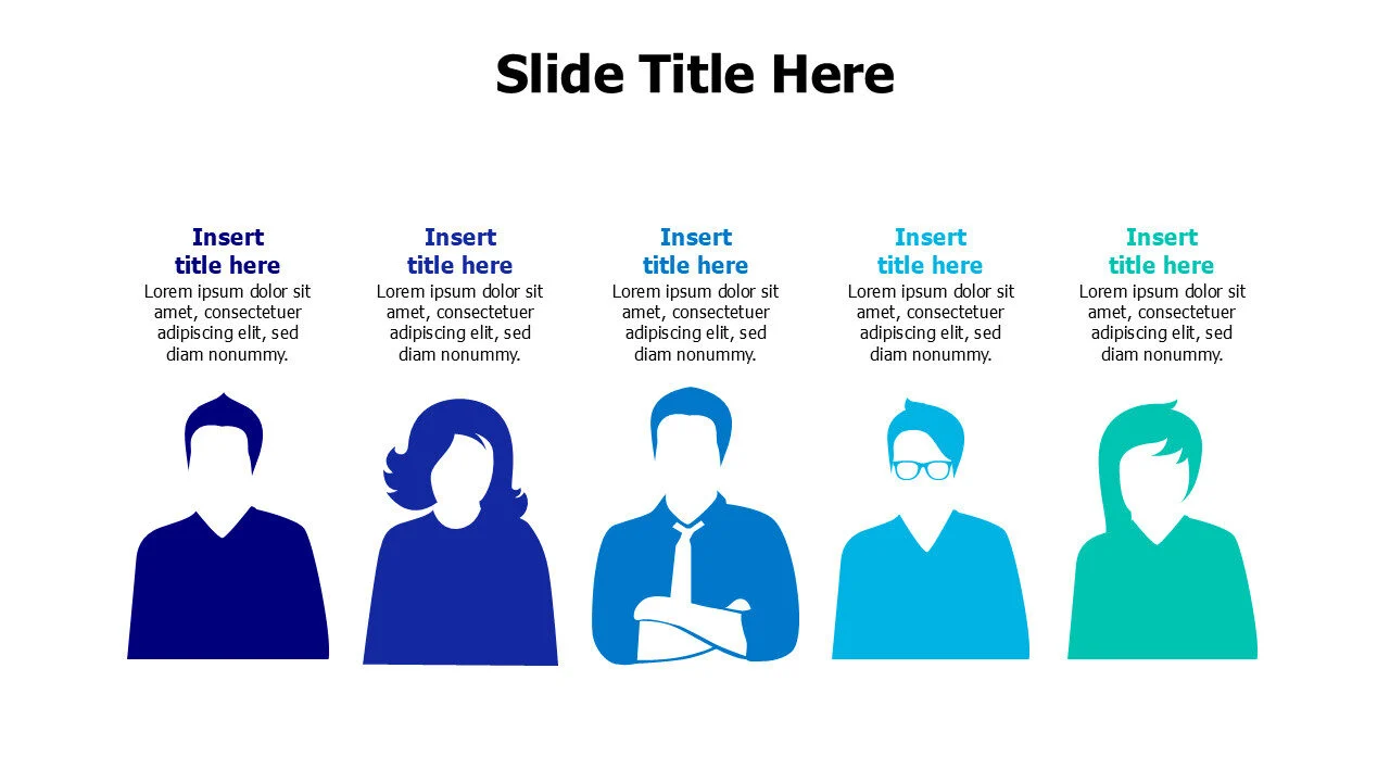 5 different personas infographic