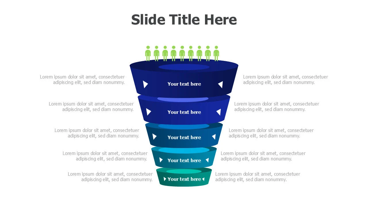 5 levels 3D funnel 7