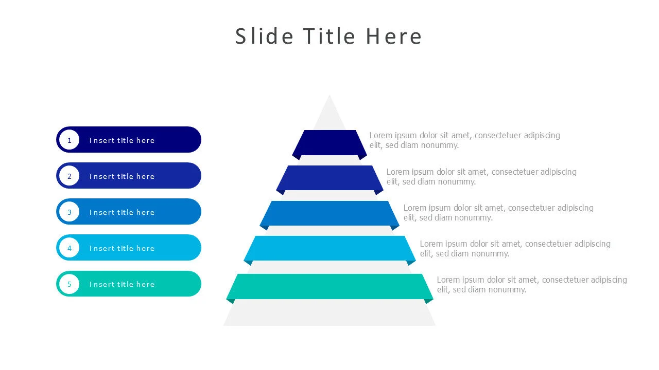 5 levels pyramid 107