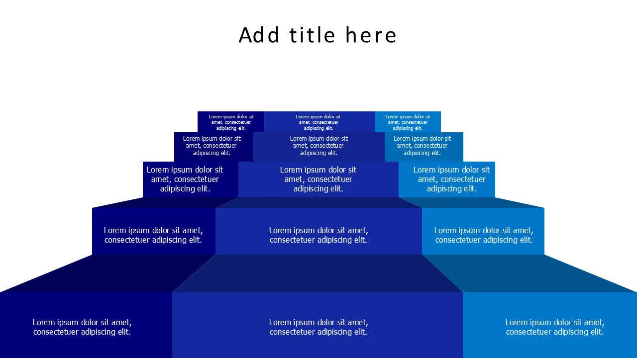 5 levels stairs infographic templates