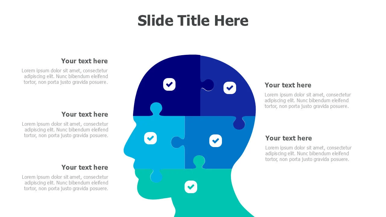 5 pieces head puzzles 29