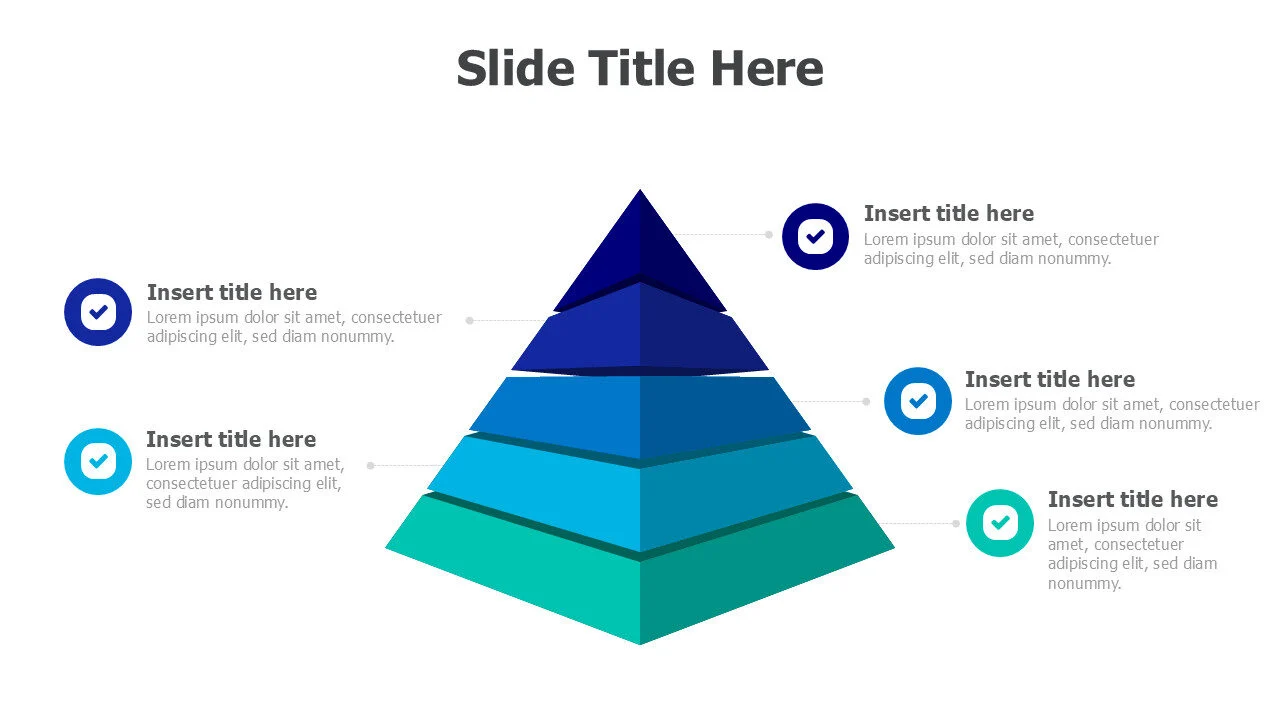 5 points 3D pyramid 10