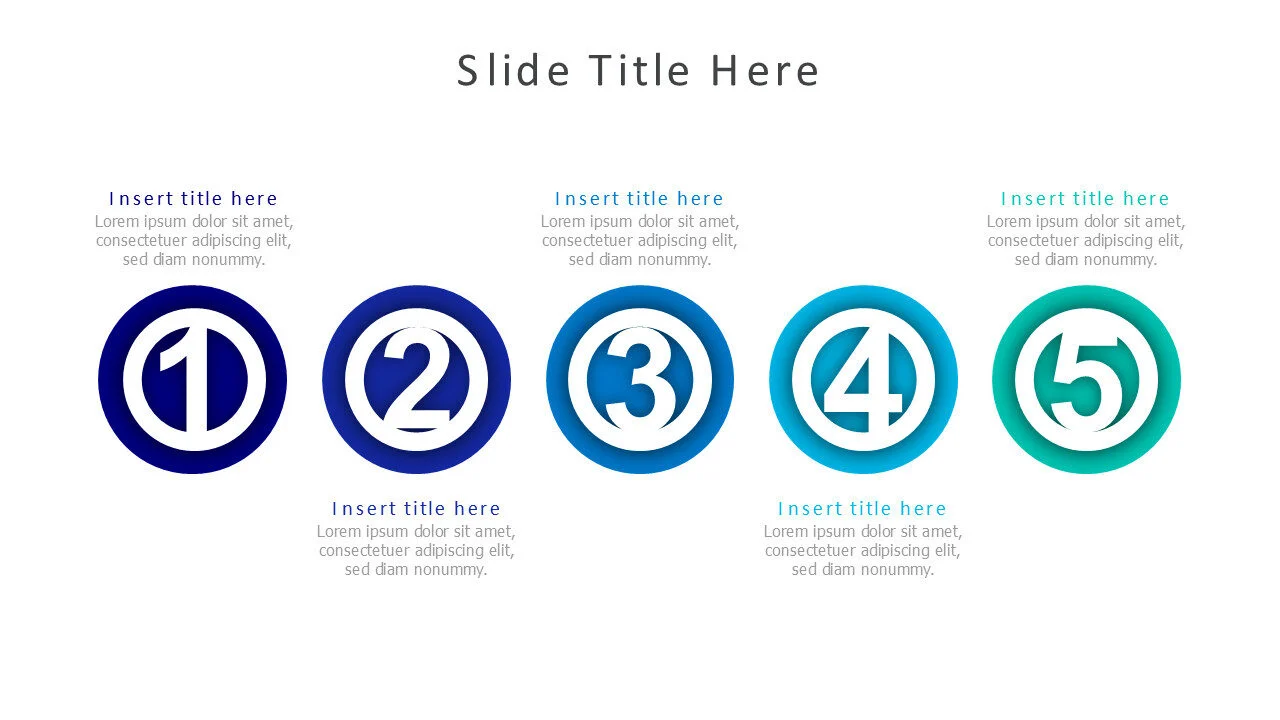 5 points numbering 2