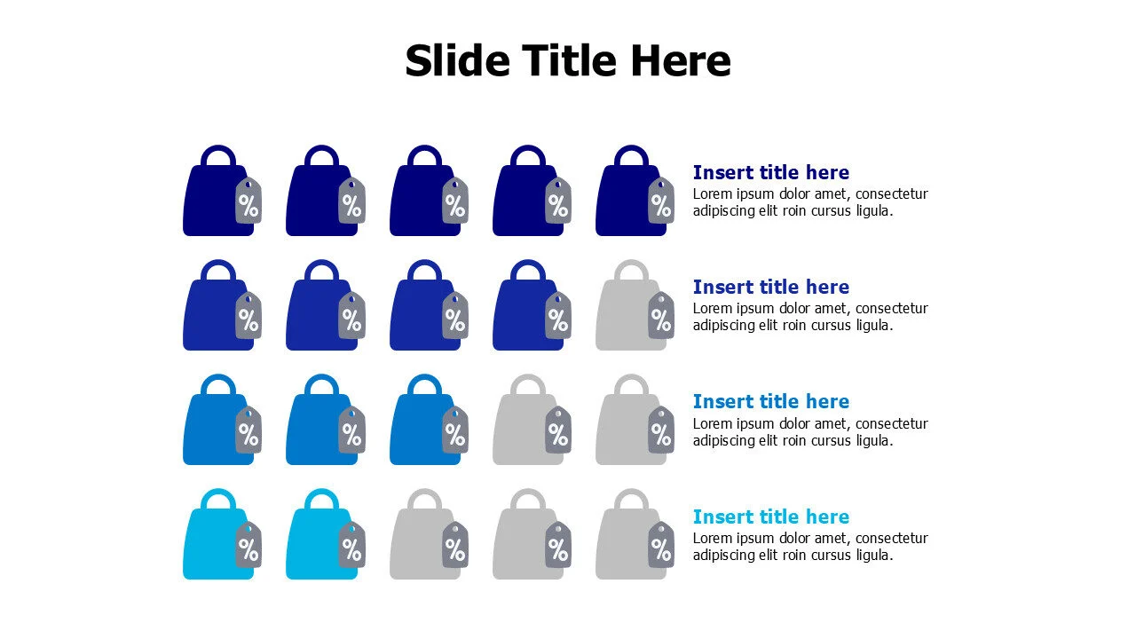 5 points sales bag infographic