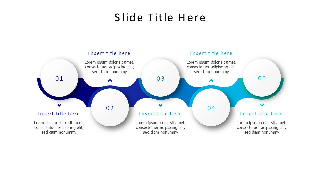 5 steps multipurpose timeline