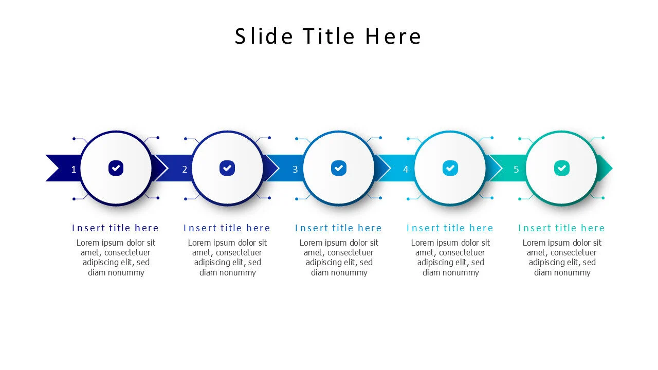 5 steps technology timeline
