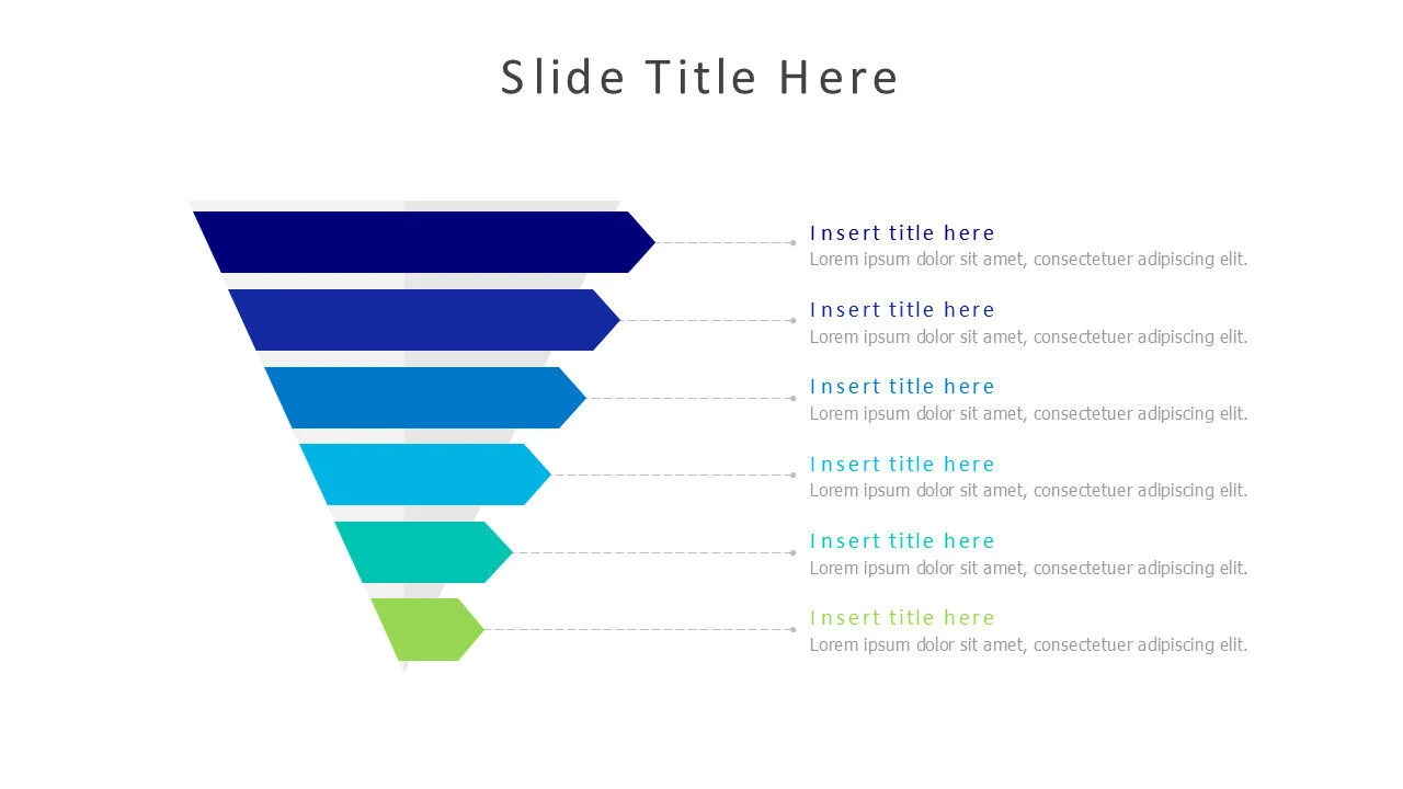 6 levels arrows funnel 93