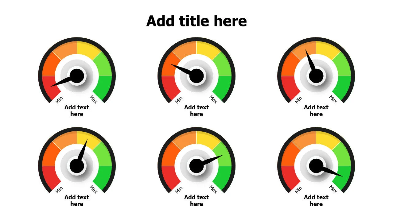 6 levels performance meters